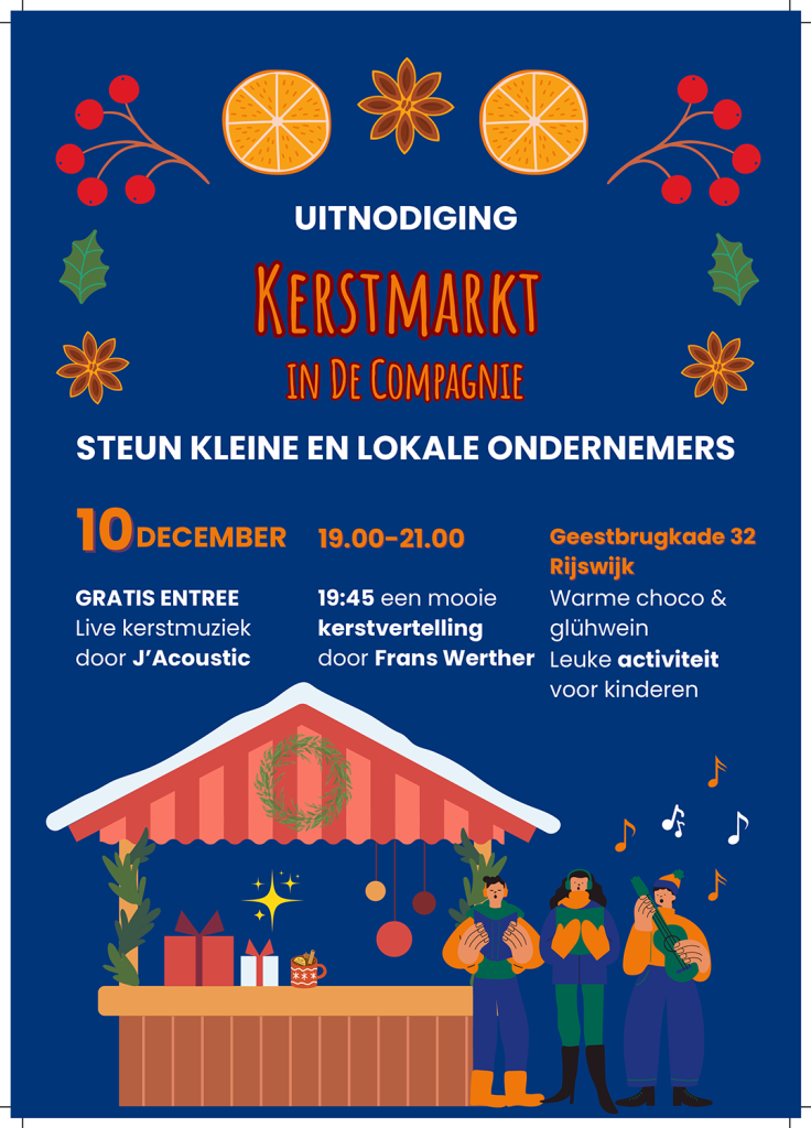 Kerstmarkt in De Compagnie Rijswijk Leeuwendaal